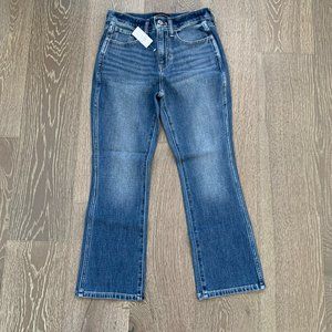 Banana Republic Petite High-Rise bootcut cropped jeans